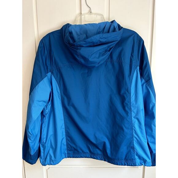 Hooded Men’s XL LL Bean Blue Pullover Windbreaker She’ll Jacket - Picture 3 of 5